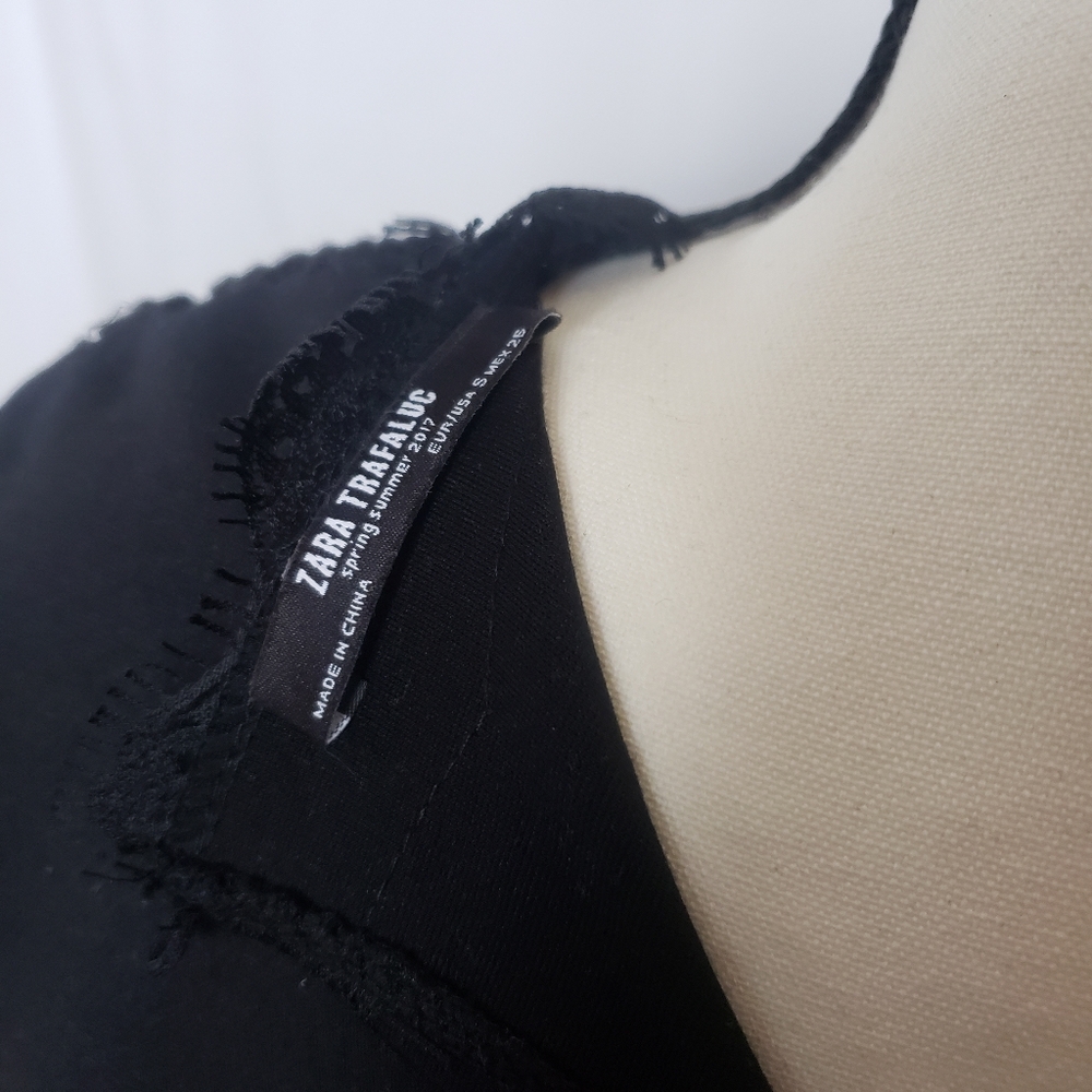 Zara Black Lace Dress, Stretch - Picture 9 of 11